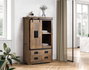 Giner y Colomer Armario Industrial de Madera de Mango con Metal, 150x90x45 cm